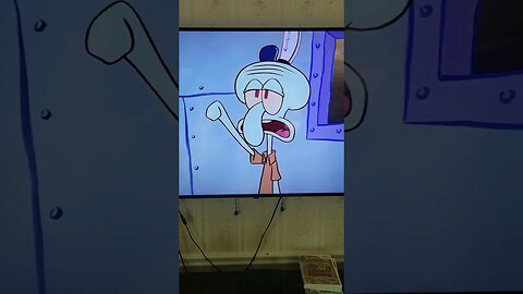 Squidward's enthusiasm knows no bounds.