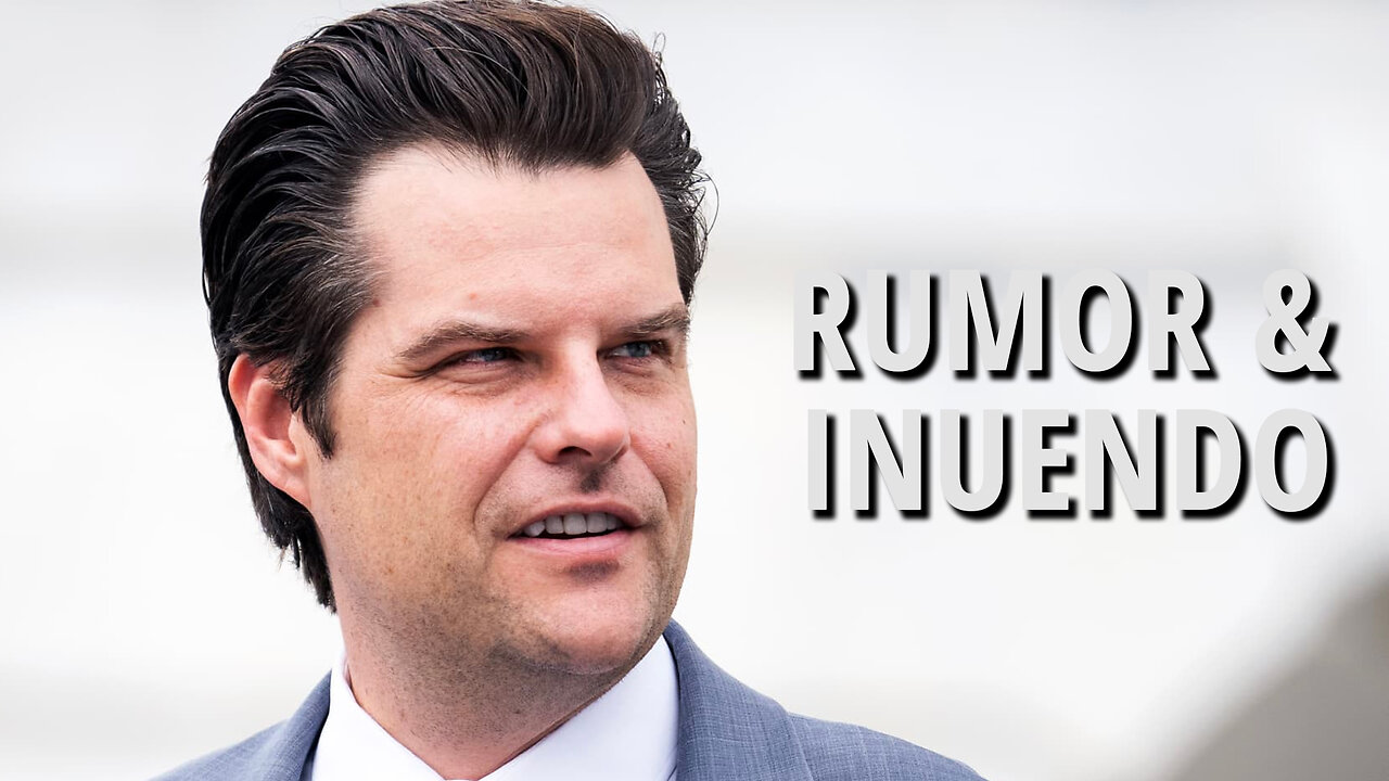 Should Matt Gaetz become the next US Attorney General?