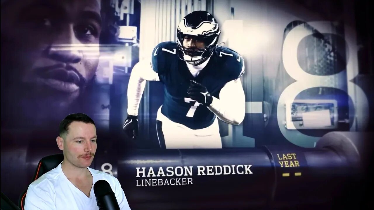 Rugby Player Reacts to HAASON REDDICK (LB, Eagles) #48 The Top 100 NFL Players of 2023