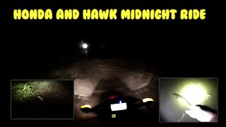 [E43] Hawk 250 Night ride to the sand pits with Vee, wild animal and more