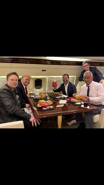 🎵TRUMP, RFK JR, ELON - YOU'VE NEVER SEEN THIS - Fries in the Air