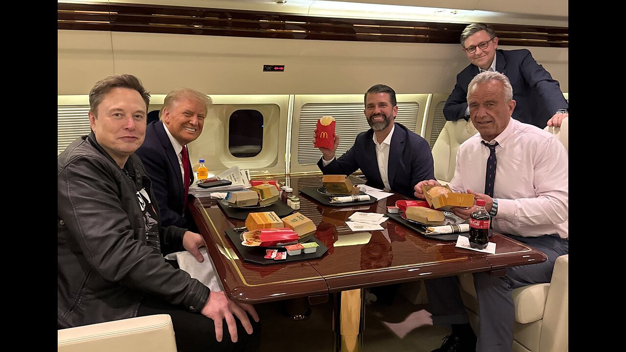 🎵TRUMP, RFK JR, ELON - YOU'VE NEVER SEEN THIS - Fries in the Air