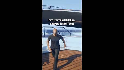 POV: You're a BROKIE on Andrew Tate's Yacht ✌️#gta #gta5 #andrewtate