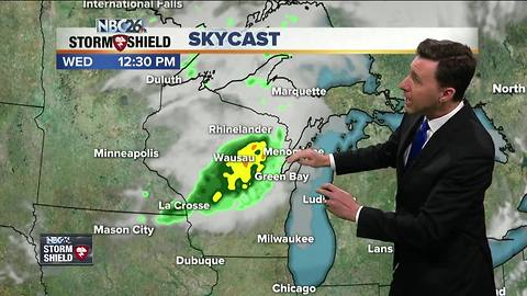 Michael Fish's NBC26 Storm Shield weather forecast