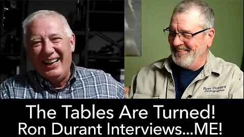 The Tables are Turned! Ron Durant Interviews...Me!