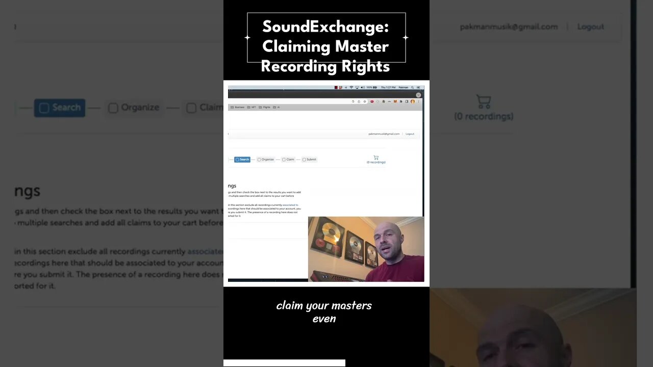 Claiming Royalties on Sound Exchange