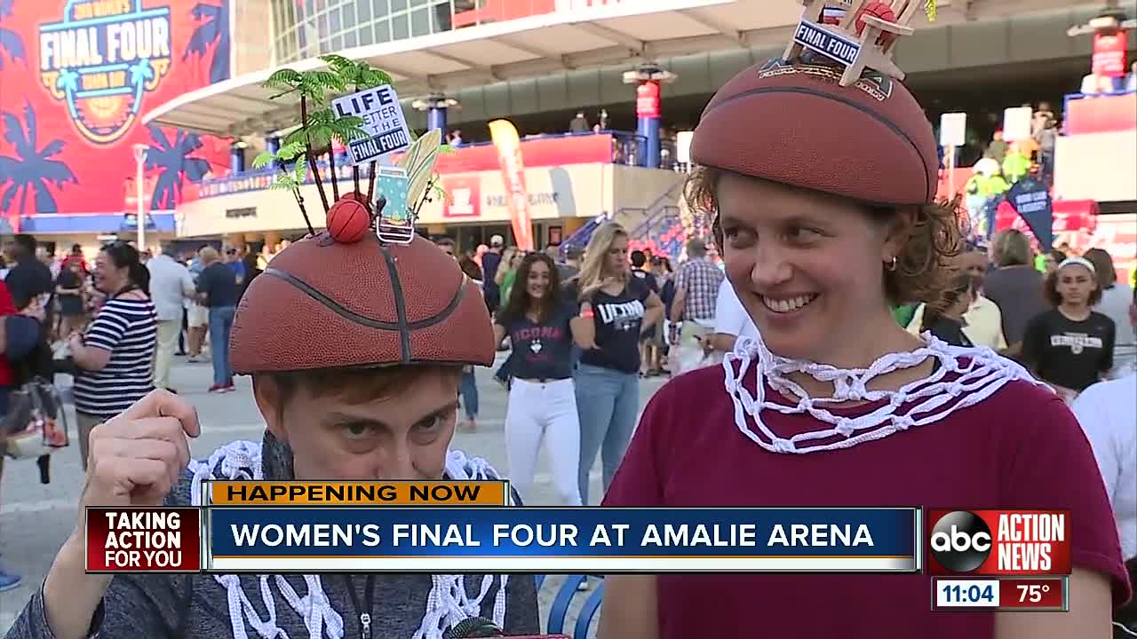 NCAA Women's Final Four brings thousands to Amalie Arena