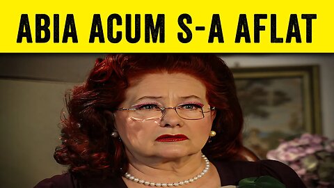 🔴 DUPĂ MOARTEA MARII ARTISTE, ACUM S-A AFLAT