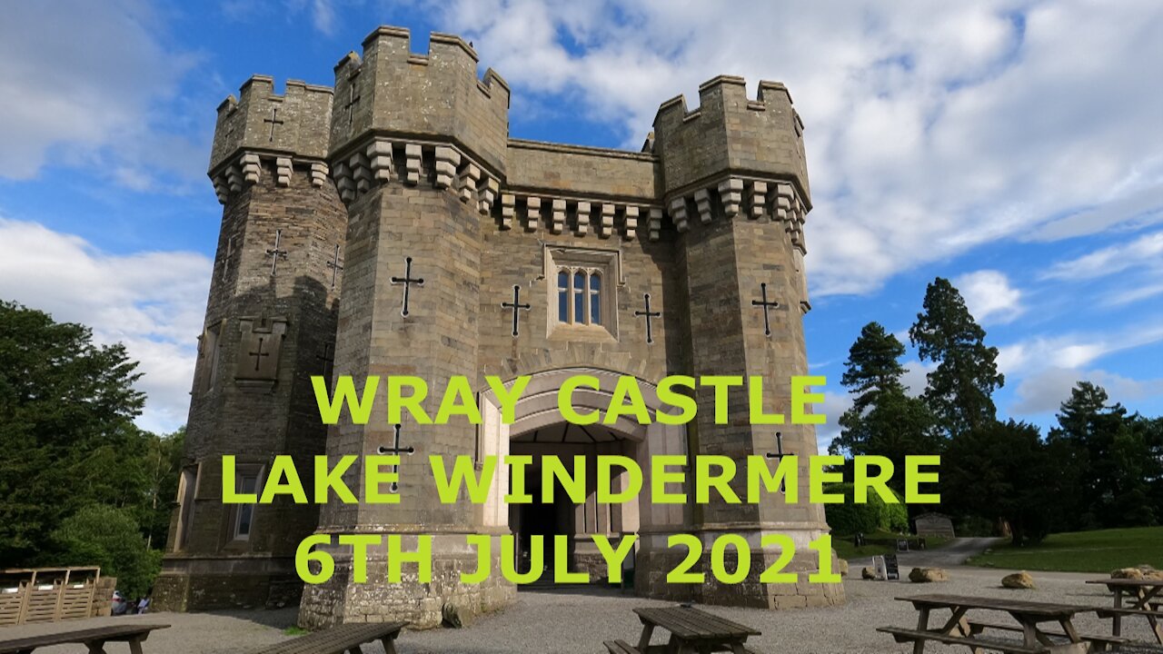 Wray Castle at Lake Windermere, Lake District