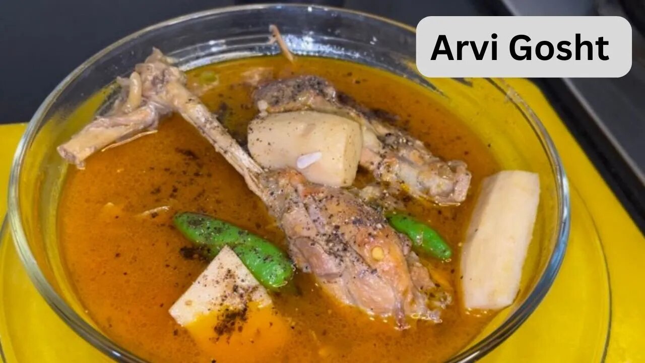 Arvi Gosht Recipe | Arvi Gosht Banane Ka Tarika By Food Diaries