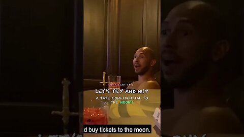 Tristan Tate A Tate Confidential To The Moon!? #Shorts