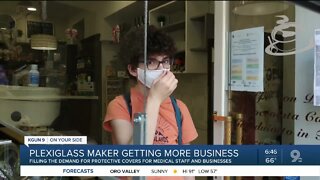 Local plexiglass dealer says business is up 200% for sneeze guards and face shields