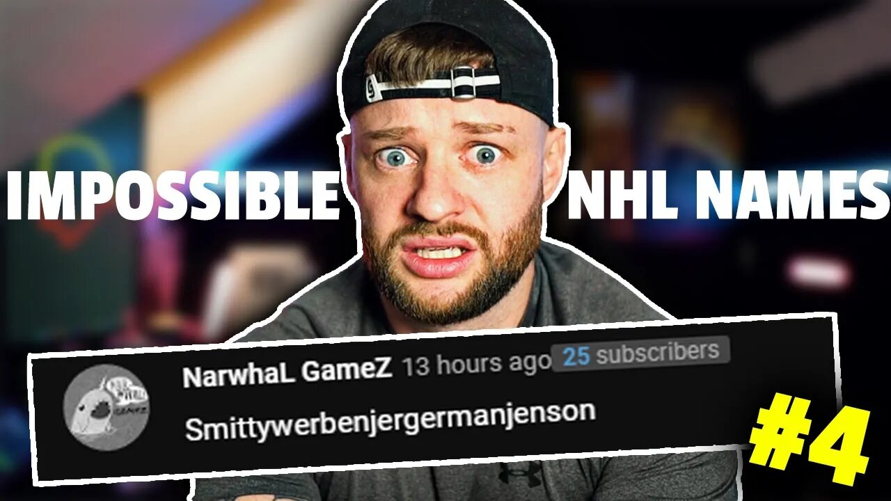 SOCCER FAN PRONOUNCING NHL PLAYERS NAMES...