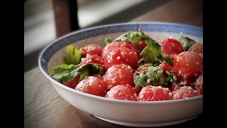 Mexican Style Watermelon Salad