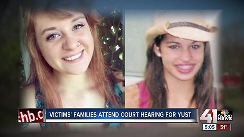 Victims' families attend court hearing for Yust