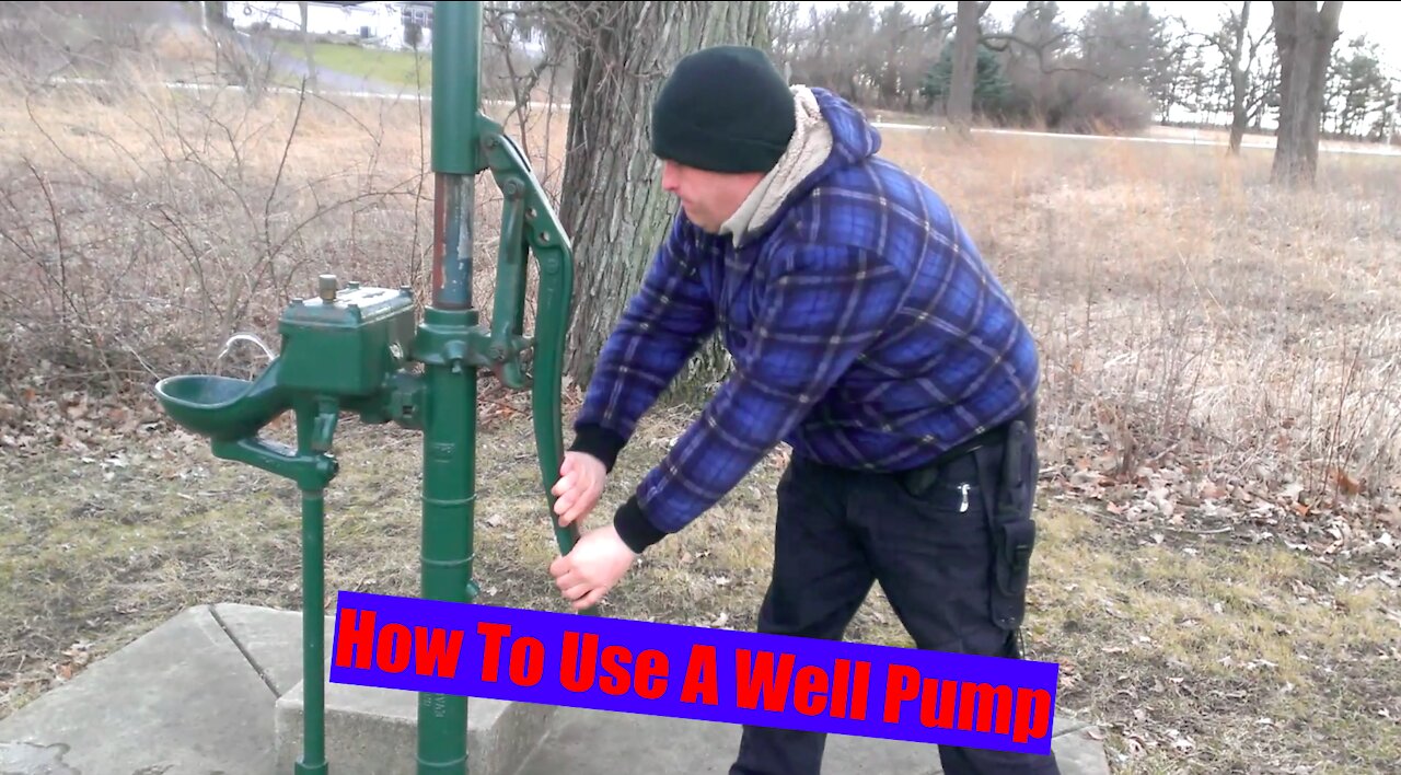 How to use a well pump | Survival | Water | Grid Down | Baptist Joshua