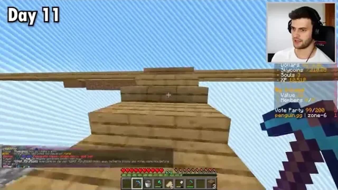 I % Survived % 100 % Days % in % Minecraft SKY BLOCK…