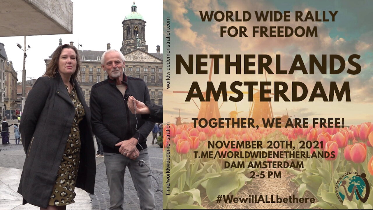 World Wide Demonstration nr.5 - 20 november, de Dam Amsterdam