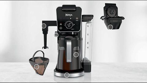 Ninja Hot and Iced Coffee Maker, Single Serve Coffee Maker and Drip Coffee Machine