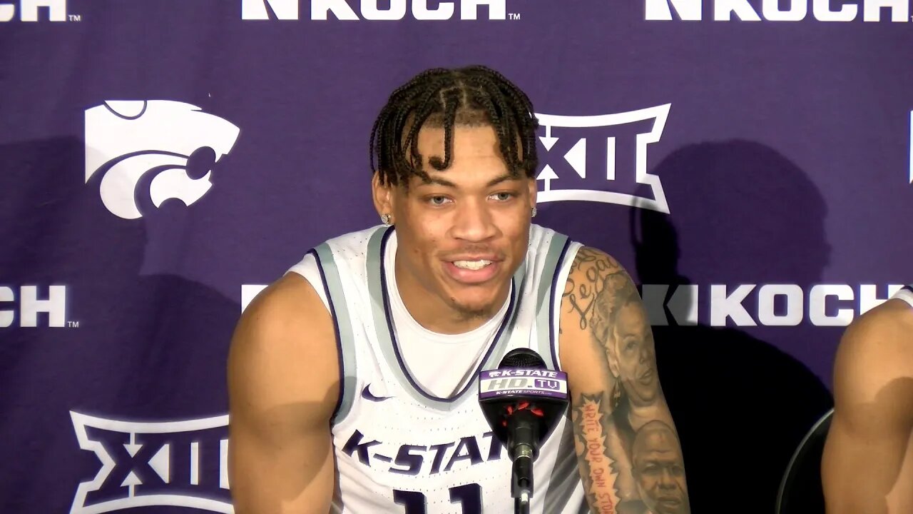 Kansas State Basketball | Keyontae Johnson, Markquis Nowell, Nae'Qwan Tomlin Press Conference