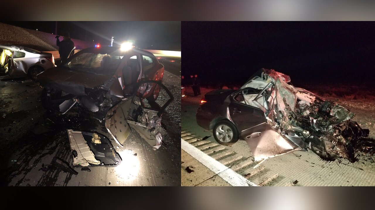 2 deadly wrong way crashed in the Las Vegas area overnight