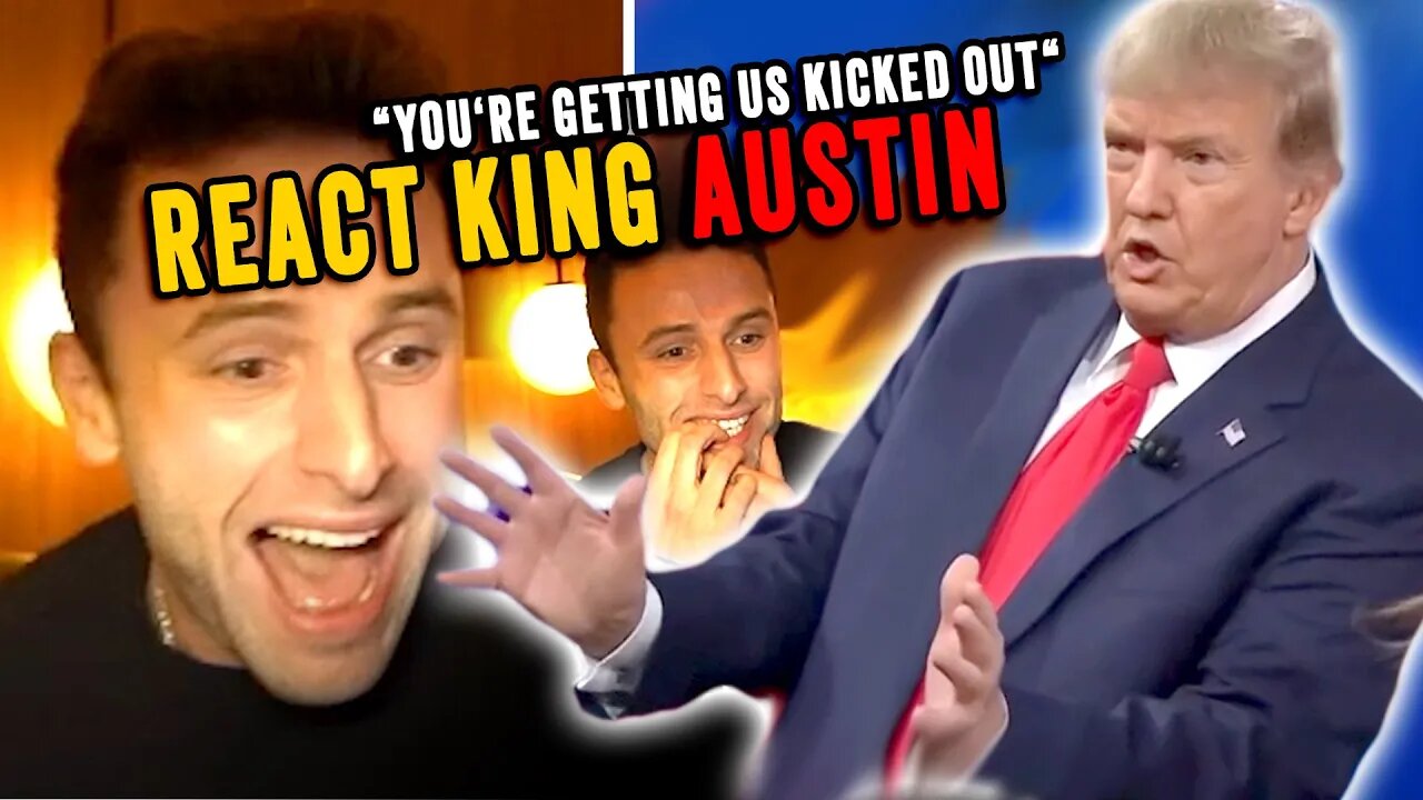 Austin Reacts so Hard to Trump HASAN is afraid they get kicked out