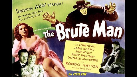 THE BRUTE MAN 1946 in COLOR Prequel to House of Horrors - Origins of The Creeper FULL MOVIE