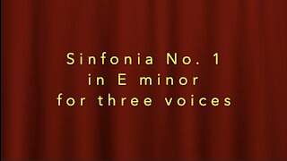 Sinfonia No. 1 in E minor by Robert W. Padgett