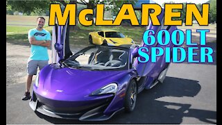 McLaren 600LT Spider Ripping Up the Pavement!