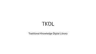 TKDL | Saving Indian Traditional Knowledge