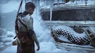 Atreus As Playable God of War Ragnarok - Atreus and Sindri Finding Jormungadr.