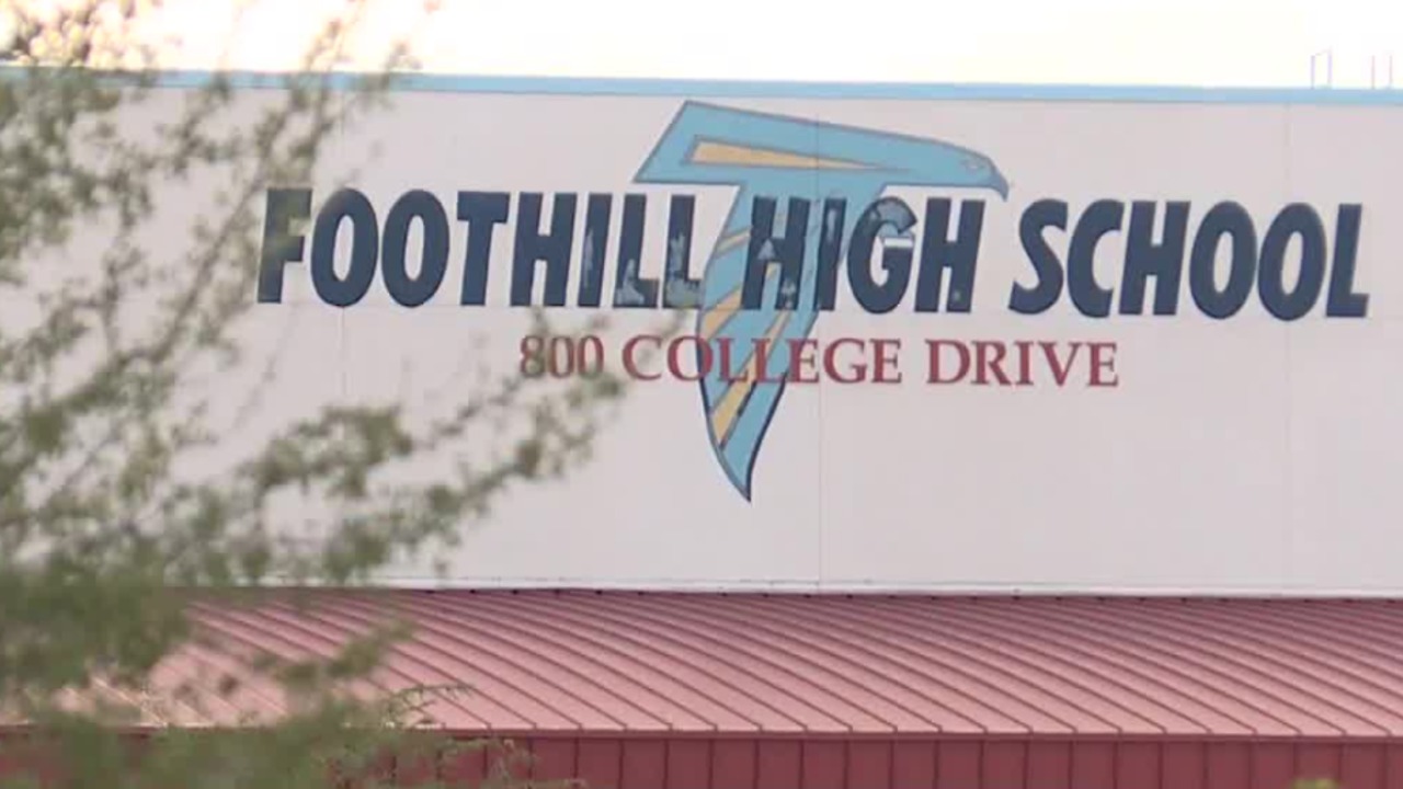 Foothill High School student arrested on Sunday for terroristic threats