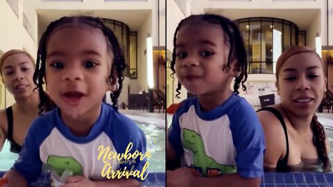 Keyshia Cole's Son Tobias Tries To Take Over Her Live With Cuteness! 😎