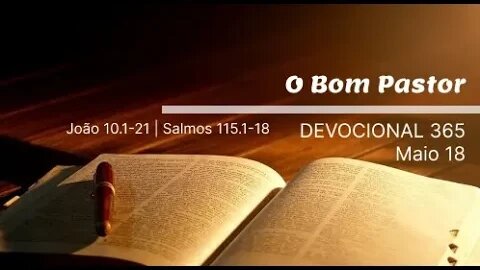O Bom Pastor | Devocional 365 | Maio 18