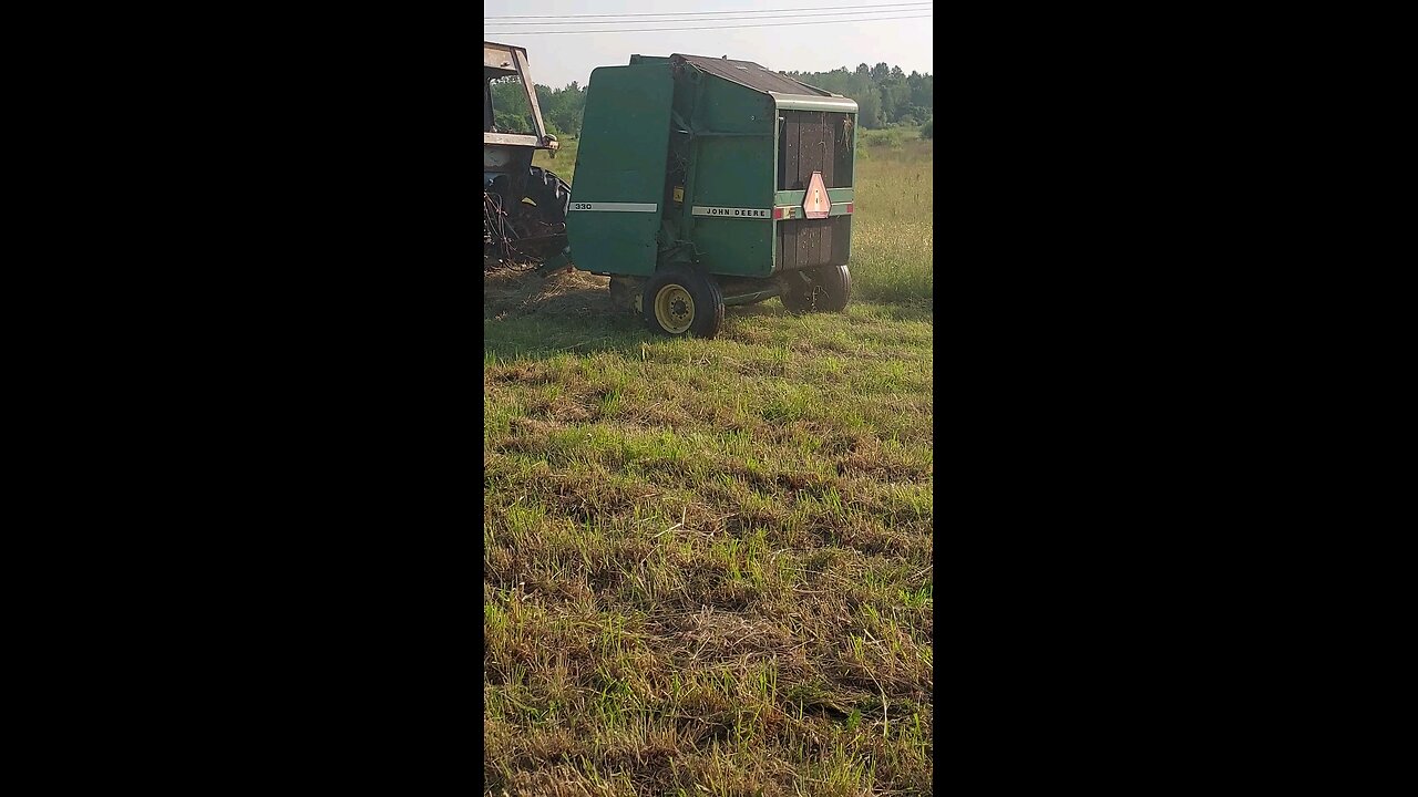 baling hay