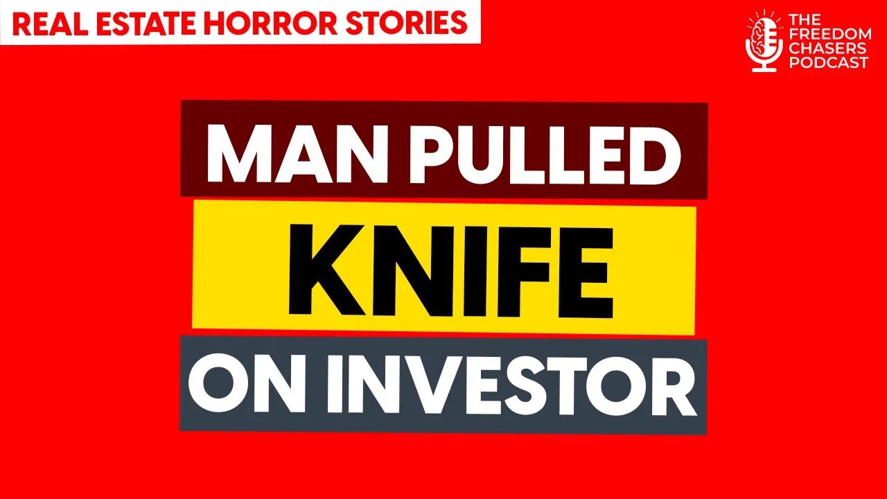 Real Estate Horror Stories - Knife Pulled Out At The Closing