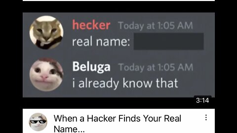 When a hacker finds your real name