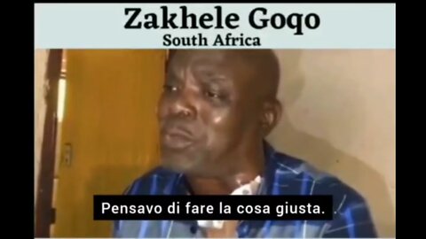 NWO, VACCINI: Reazioni Avverse, Zakhele Goqo, Sud Africa