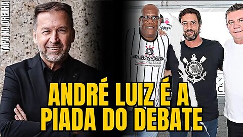 ANDRÉ NEGÃO É A PIADA DE MAU GOSTO NO DEBATE DE PRESIDENCIAVEIS DO CORINTHIANS