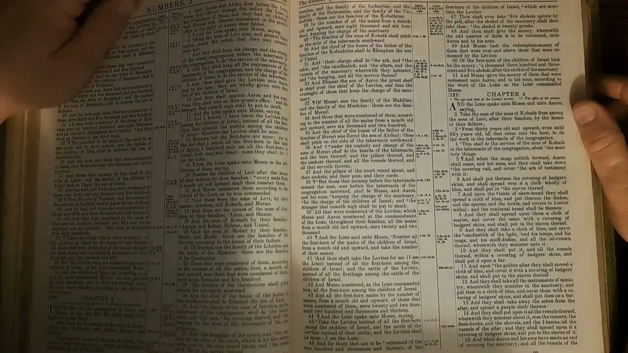 Numbers3 Bible Reading 23September