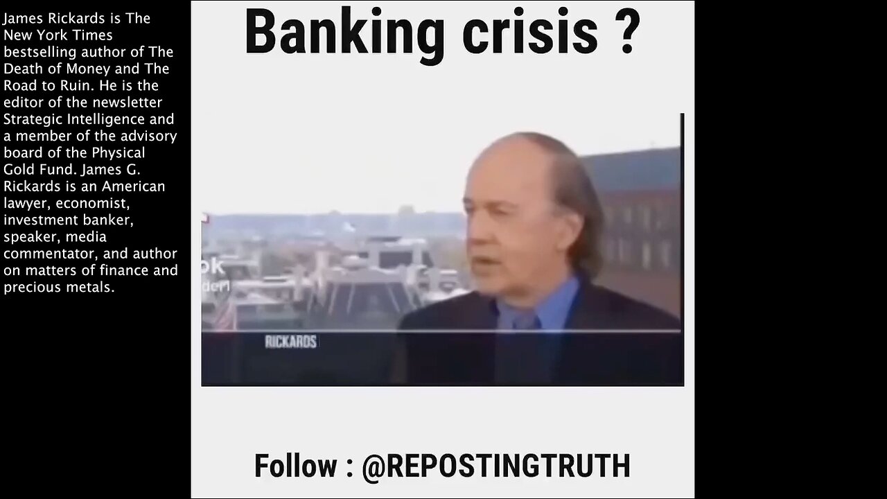 CBDCs | "When the Next Crisis Hits, the Elite Are Planning to Freeze the Financial System." - Jim Rickards