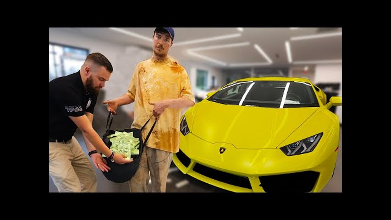 Homeless Man Buys A Lamborghini