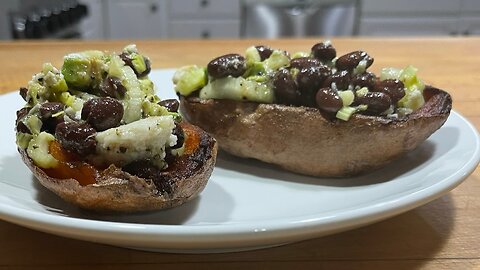 Summer Time Stuffed Sweet Potatoes