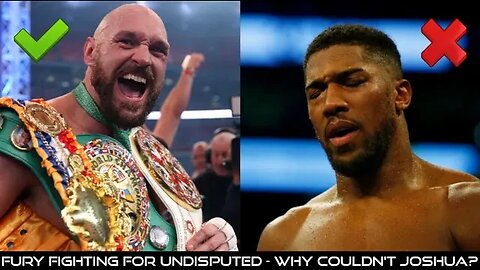 Tyson Fury Seems Headed to Undisputed, While Joshua Couldn't Ever Make it Happen