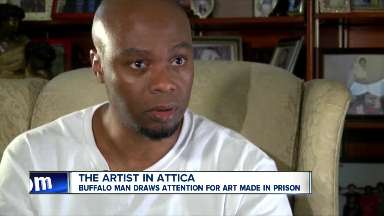 Artist in Attica: Man wrongfully convicted of murder draws global interest for his artwork