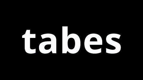 Video Word Of The Day - Tabes