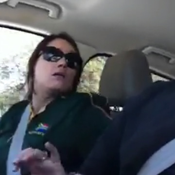 A Man Pretends To Snore While Driving To Scare His Wife