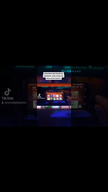 FIFA18 rodando até que legalzinho no Egg NS emulator Switch. #games #gaming #eggns #gamingvideos