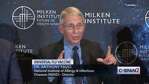 VIDEO: Fauci Calls For 6 Month Old Babies To Be Vaccinated With Universal Flu Shot