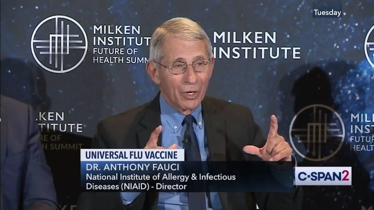 VIDEO: Fauci Calls For 6 Month Old Babies To Be Vaccinated With Universal Flu Shot